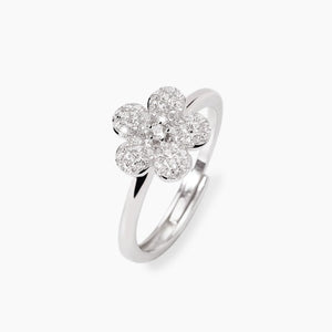 Anello da donna in argento con fiore e zirconi MALEDETTA PRIMAVERA Mabina 523485