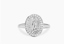 Load image into Gallery viewer, Anello regolabile in argento con Madonnina LADY MADONNA 523517

