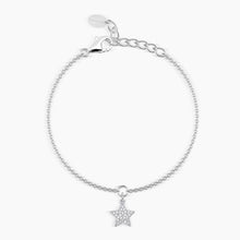 Carica l&#39;immagine nel visualizzatore di Gallery, Bracciale in argento con ciondolo a forma di stella Mabina 533300
