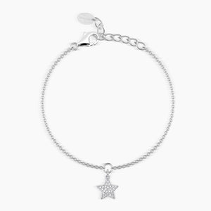 Bracciale in argento con ciondolo a forma di stella Mabina 533300