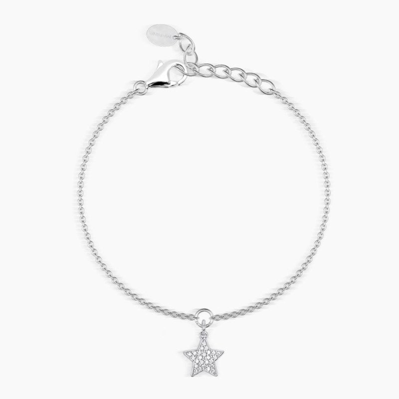 Bracciale in argento con ciondolo a forma di stella Mabina 533300