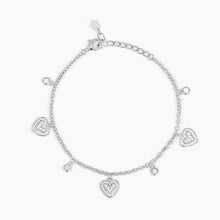 Carica l&#39;immagine nel visualizzatore di Gallery, Bracciale da donna in argento con cuore BON TON Mabina 533354
