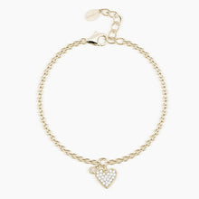 Carica l&#39;immagine nel visualizzatore di Gallery, Bracciale da donna in argento dorato ONE LOVE Mabina 533450
