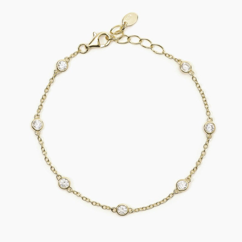 Bracciale da donna in argento dorato SPOTLIGHT Mabina 533559