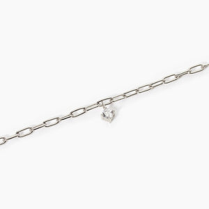 Cavigliera da donna in argento con ciondolo TREASURE Mabina 533571