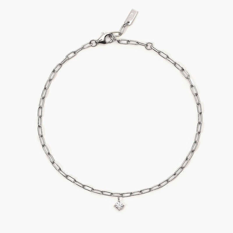 Cavigliera da donna in argento con ciondolo TREASURE Mabina 533571