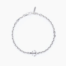 Cargar imagen en el visor de la galería, Pulsera de plata para hombre con elemento de anclaje BALI Mabina 533576
