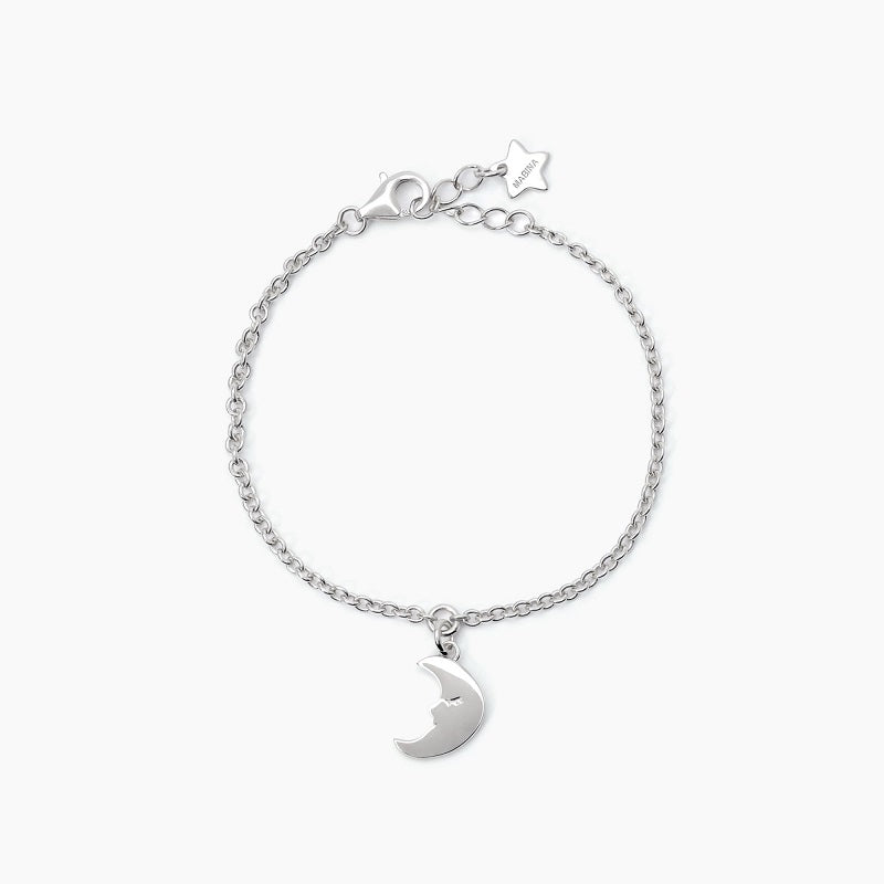 Bracciale bimba in argento con luna BLUE MOON Mabina 533606