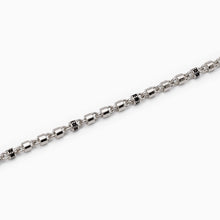 Cargar imagen en el visor de la galería, Pulsera de hombre con eslabones cilíndricos MILLIONAIRE Mabina 533631
