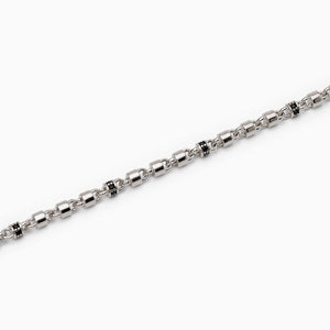 Pulsera de hombre con eslabones cilíndricos MILLIONAIRE Mabina 533631