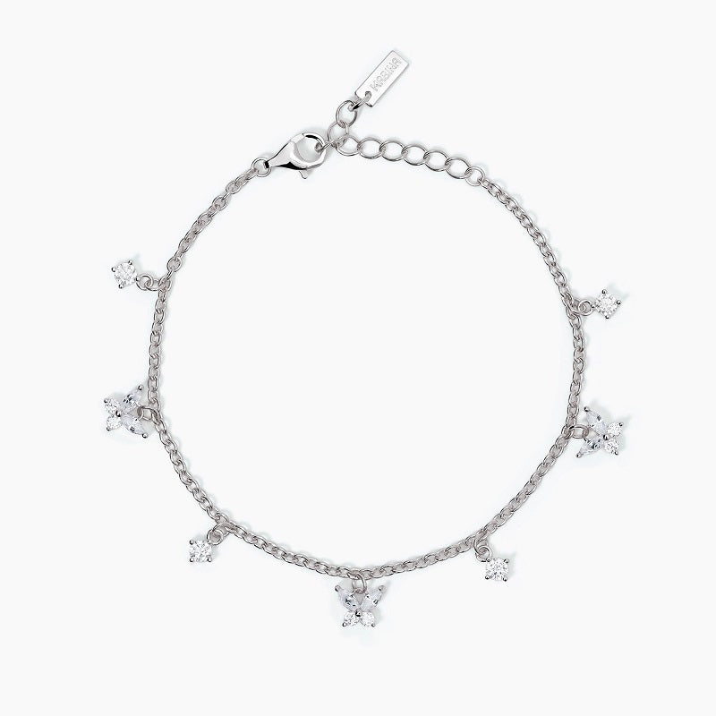Bracciale da donna con charm bianchi SECRET GARDEN Mabina 533660