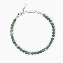 Carica l&#39;immagine nel visualizzatore di Gallery, Bracciale da donna in argento con giada verde COLOR CODE Mabina 533663
