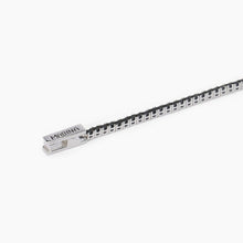Cargar imagen en el visor de la galería, Pulsera de tenis para hombre en plata con circonitas Mabina 533713
