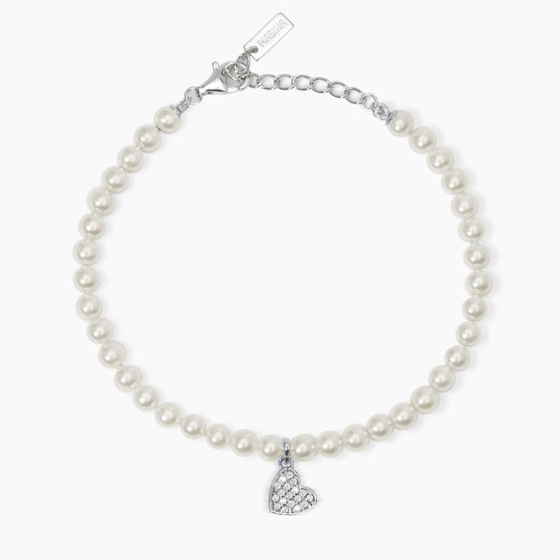 Bracciale da donna in argento con perle ONE LOVE Mabina 533733