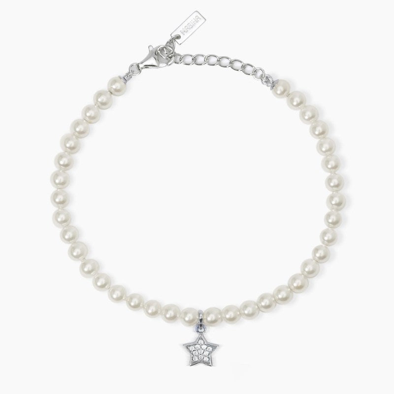 Bracciale da donna con perle e stella POLVERE DI STELLE Mabina 533736