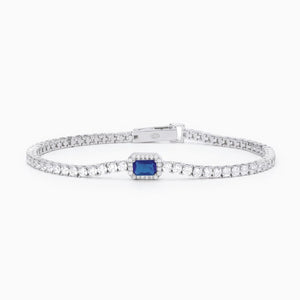 Bracciale da donna in argento Mabina con zaffiro Cool or rétro? 533740
