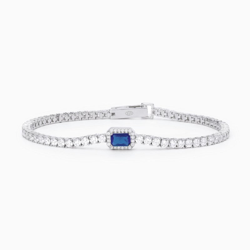 Bracciale da donna in argento Mabina con zaffiro Cool or rétro? 533740
