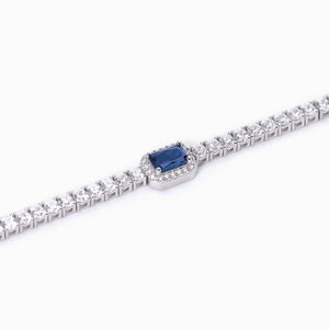 Bracciale da donna in argento Mabina con zaffiro Cool or rétro? 533740