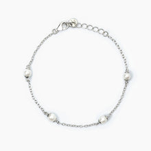 Carica l&#39;immagine nel visualizzatore di Gallery, Bracciale bimba in argento con perle DREAM STONE Mabina 533773
