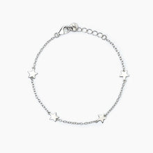 Carica l&#39;immagine nel visualizzatore di Gallery, Bracciale bimba in argento con stelline STELLA STELLINA Mabina 533776
