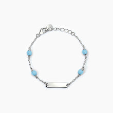 Carica l&#39;immagine nel visualizzatore di Gallery, Bracciale bimbo regolabile in argento Mabina BABY 533782
