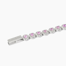 Carica l&#39;immagine nel visualizzatore di Gallery, Bracciale da donna tennis in argento con tormalina Mabina 533825
