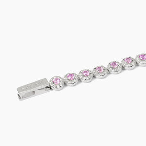 Bracciale da donna tennis in argento con tormalina Mabina 533825