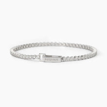 Carica l&#39;immagine nel visualizzatore di Gallery, Bracciale da donna tennis in argento con zirconi Mabina 533827
