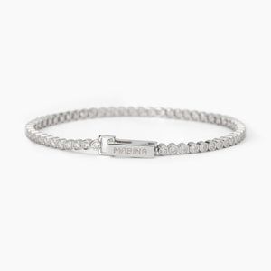 Bracciale da donna tennis in argento con zirconi Mabina 533827