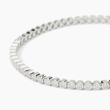 Carica l&#39;immagine nel visualizzatore di Gallery, Bracciale da donna tennis in argento con zirconi Mabina 533827
