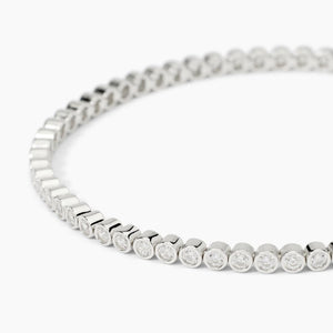 Bracciale da donna tennis in argento con zirconi Mabina 533827