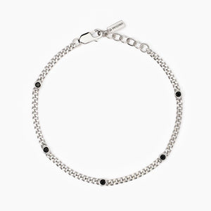 Bracciale da uomo in argento catena groumette Spotlight Mabina 533845