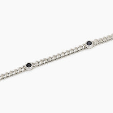 Carica l&#39;immagine nel visualizzatore di Gallery, Bracciale da uomo in argento catena groumette Spotlight Mabina 533845
