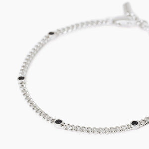 Bracciale da uomo in argento catena groumette Spotlight Mabina 533845
