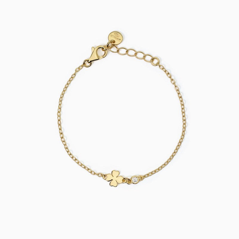 Bracciale per bambini con quadrifoglio Cercami Mabina 533868