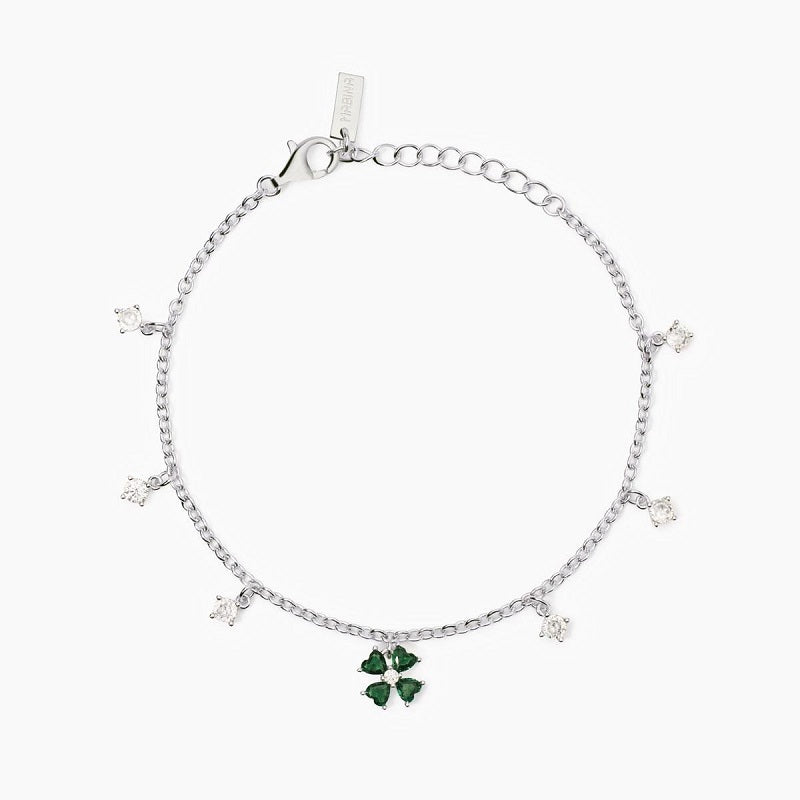 Bracciale da donna in argento con quadrifoglio CERCAMI Mabina 533878