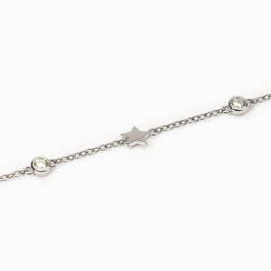 Bracciale da donna in argento con stelle NARCISO Mabina 533888