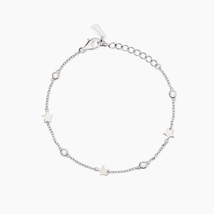 Bracciale da donna in argento con stelle NARCISO Mabina 533888