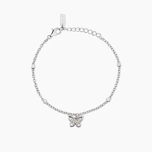 Bracciale da donna in argento con catena e farfalla SPRING LIFE Mabina 533891