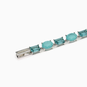 Bracciale da donna con fusion stone glass azzurro SANTORINI Mabina 533898