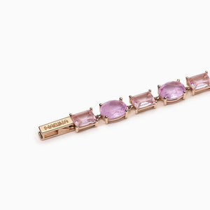 Bracciale da donna con fusion stone glass rosa SANTORINI Mabina 533899