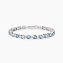 Carica l&#39;immagine nel visualizzatore di Gallery, Bracciale da donna con acquamarina sintetica CHAPEAU Mabina 533906/18
