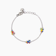 Carica l&#39;immagine nel visualizzatore di Gallery, Bracciale bambini con trenini smaltati Ciuf Ciuf Mabina 533914
