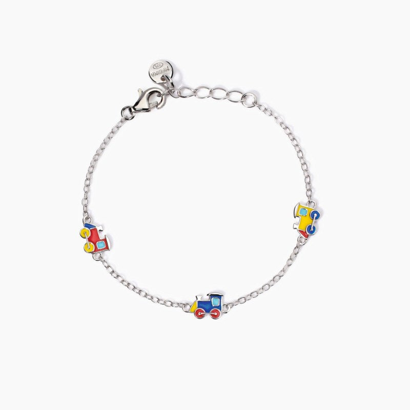 Bracciale bambini con trenini smaltati Ciuf Ciuf Mabina 533914