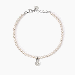 Bracciale bimba con angioletto e perle conchiglia Baby Angel Mabina 533923