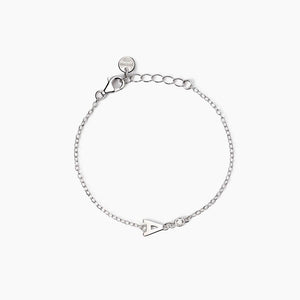 Bracciale neonato con lettera A e diamante Lab-Grown Welcome Baby Mabina 533925A