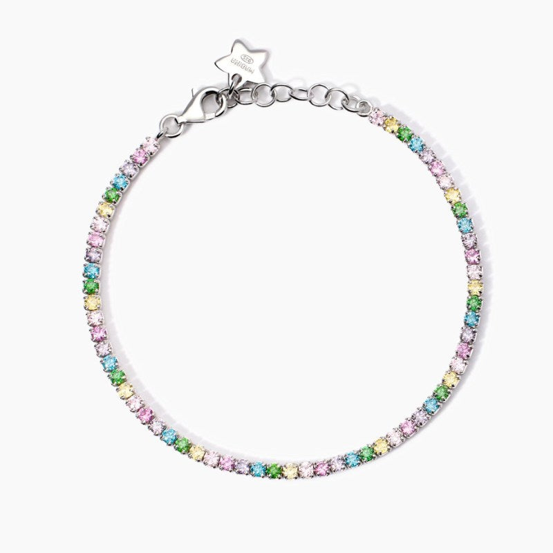 Bracciale da donna in argento zirconi Mini Tennis Mabina 533936