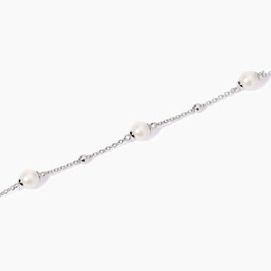 Bracciale in argento con perle conchiglia Duchessa Mabina 533938