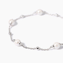 Carica l&#39;immagine nel visualizzatore di Gallery, Bracciale in argento con perle conchiglia Duchessa Mabina 533938
