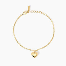 Cargar imagen en el visor de la galería, Bracciale da donna placcato oro con ciondolo cuore Feeling Mabina 533949
